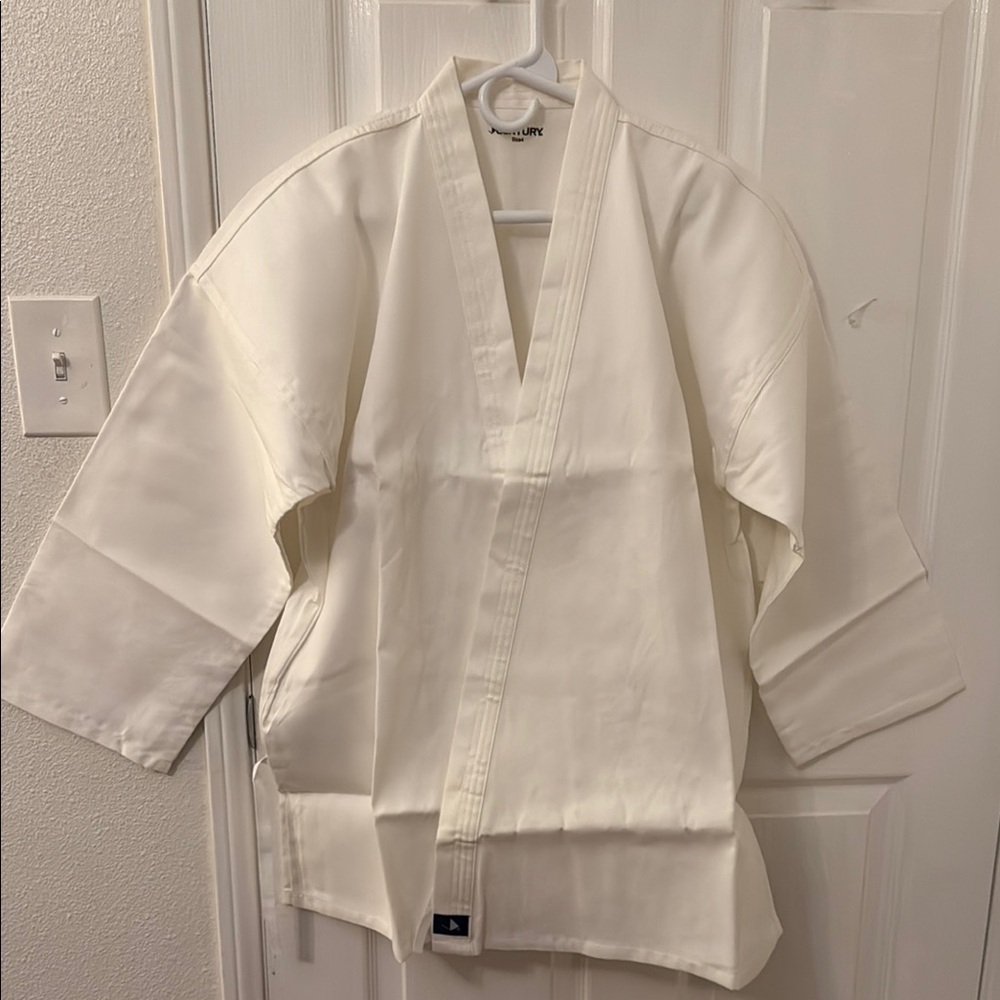 White Martial Arts Gi Top by century